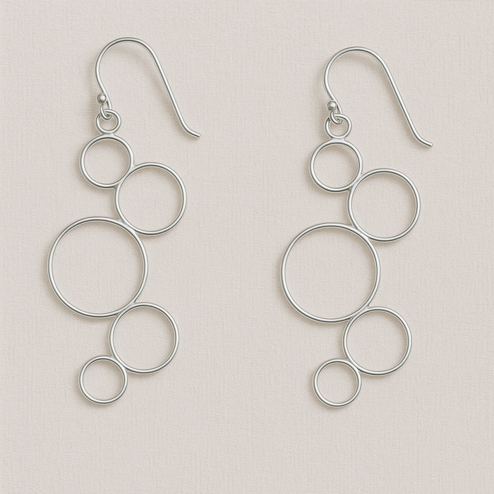 Glacier Loop Drop Earrings