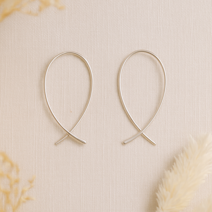 Lyric Endless Loop Earrings