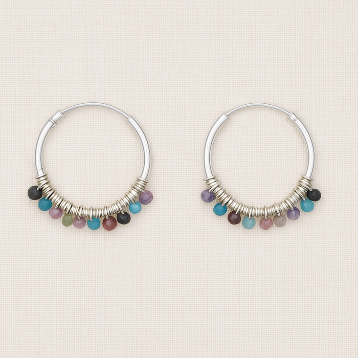 Zinnia Hoops