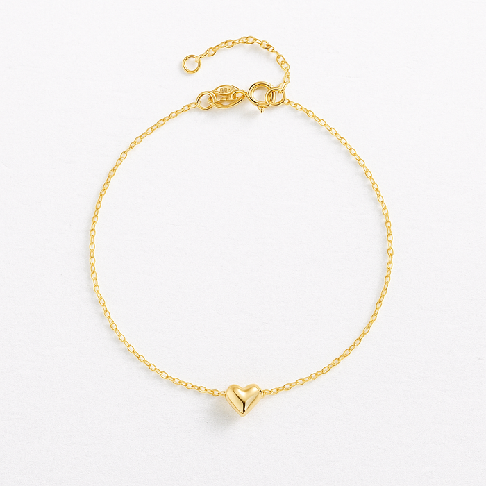 Amora Floating Heart Bracelet