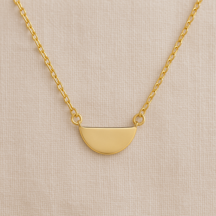 Lyra Half-Circle Necklace