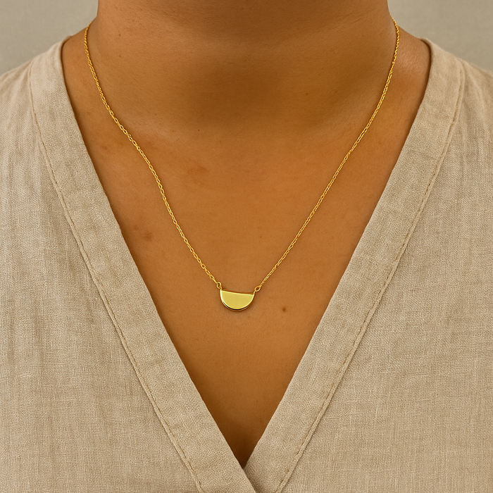 Lyra Half-Circle Necklace