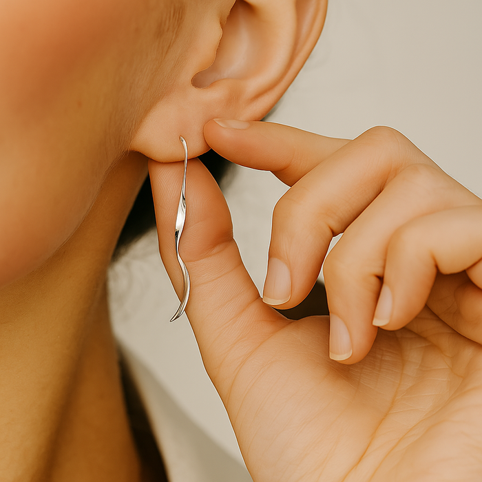 Lumi Twist Drop Earrings